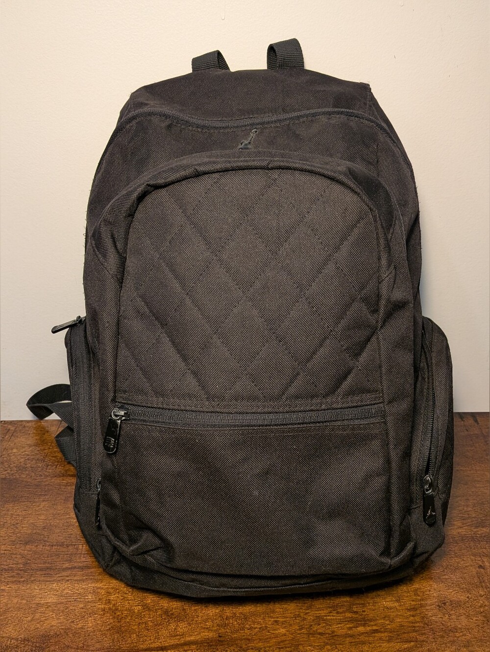 Michael Jordan Jumpman Multi-Compartment Backpack Black Diamond-Quilted Pattern